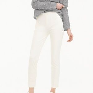 NWT J.Crew Martie slim crop pant in stretch cotton
